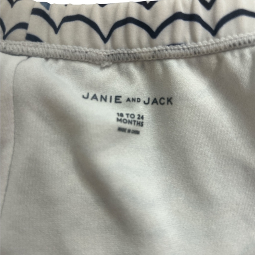 Janie and Jack 18-24mo Navy Wave Swim Bottoms - Picture 4 of 4